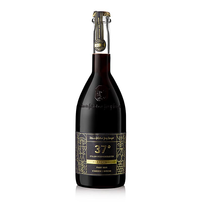 Jorg Geiger 37 Grad Pinot Noir, alcohol-free, | Raspberry | Cherry - 750 ml - Bottle Jorg Geiger 37 Grad Pinot Noir, alcohol-free, | Raspberry | Cherry - 750 ml - Bottle